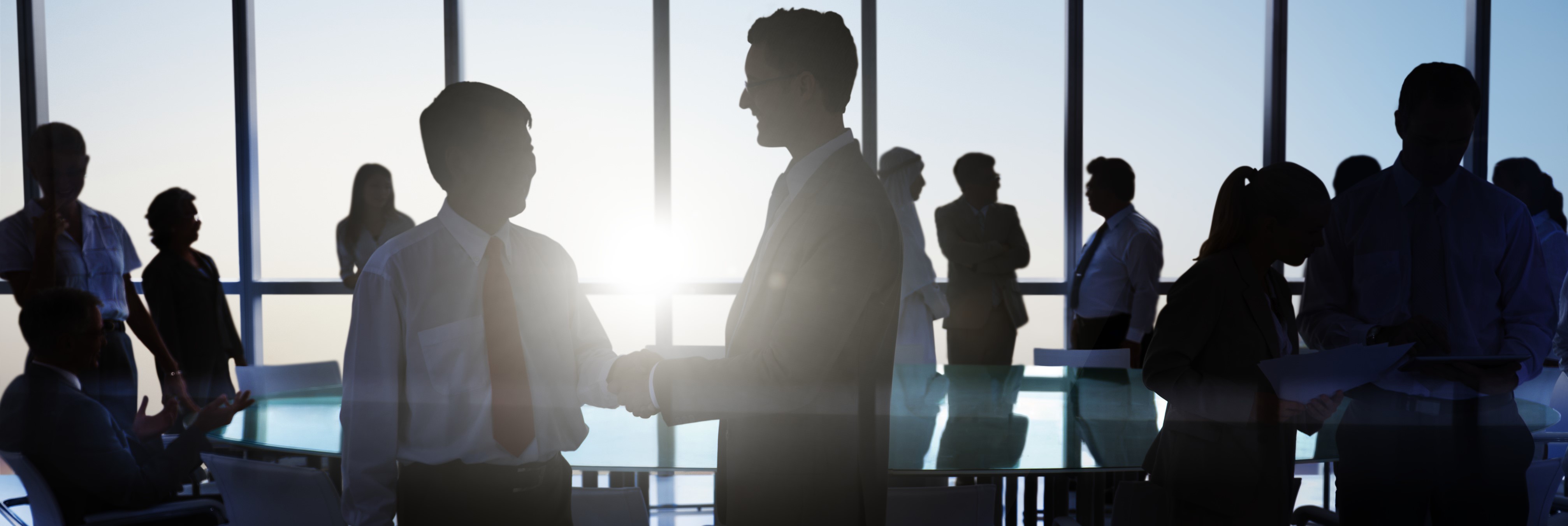 businesspeople in conference room